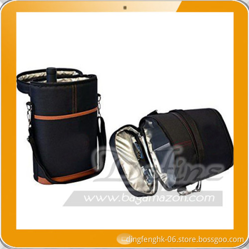 traveling wine bag with 2 bottle